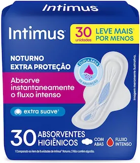 absorvente intimus gel