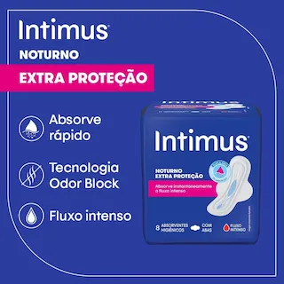 absorvente intimus gel
