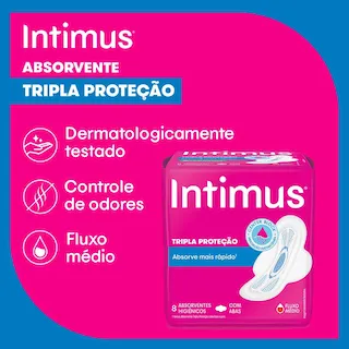 absorvente intimus tripla