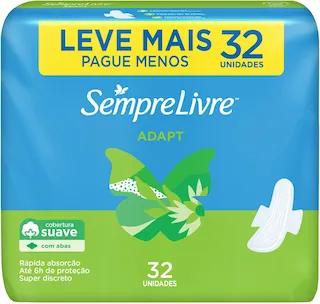 absorvente sempre livre adapt