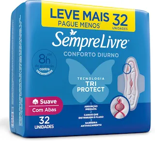 absorvente sempre livre plus