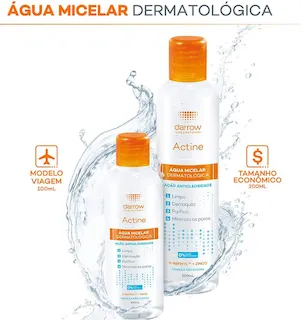 agua micelar darrow actine