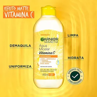 agua micelar garnier vitc