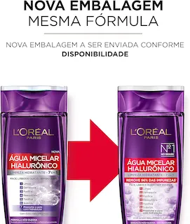 agua micelar l'oreal hyal