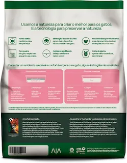 areia biodegradavel viva verde