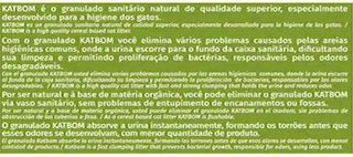 areia higienica katbom