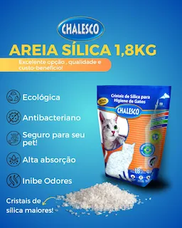 areia silica chalesco