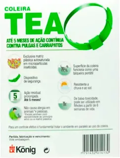 coleira konig tea gatos