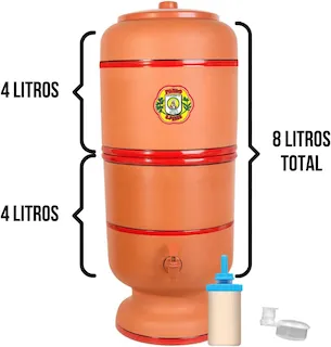 filtro de barro center art 4l