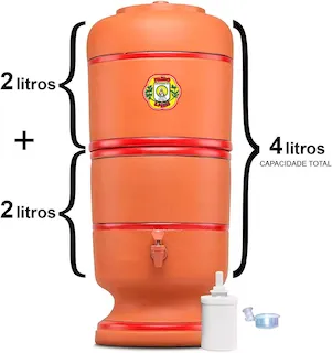 filtro de barro sao pedro 4l