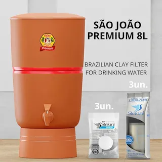 filtro de barro stefani 6l