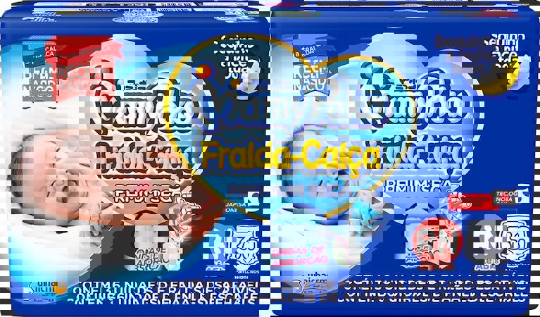 fralda mamypoko calça rn