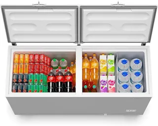 freezer horizontal metalfrio da550if