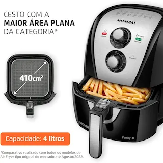 fritadeira sem oleo mondial afn-40