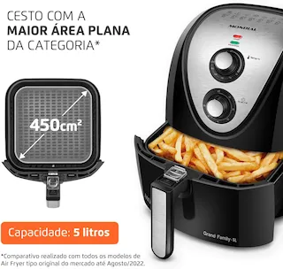 fritadeira sem oleo mondial afn-50