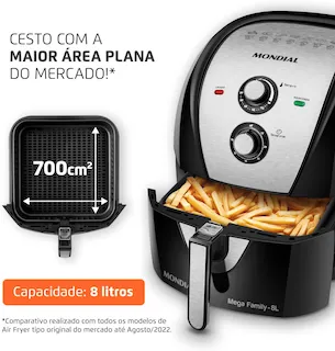 fritadeira sem oleo mondial afn-80