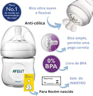 kit mamadeira avent petala