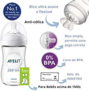 kit mamadeira avent petala