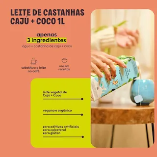 leite vegetal a tal cajucoco