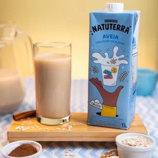 leite vegetal natuterra aveia