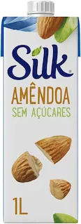 leite vegetal silk amendoa