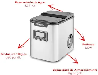 maquina gelo gelopar 220v