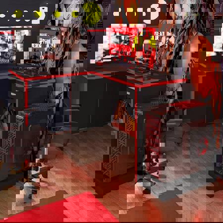 mesa gamer madeira l drx9000