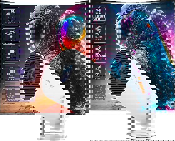 mini projetor alwtniet hy300pro