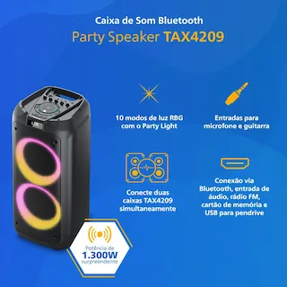 party speaker philips tax4209