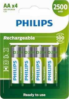 pilha aa philips r6b4rtu