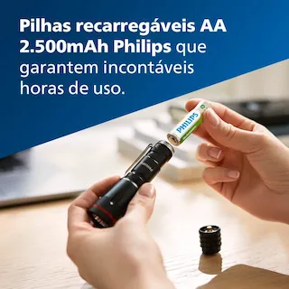 pilha aa philips r6b4rtu