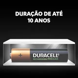 pilha aaa duracell rechx4
