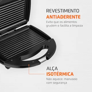 sanduicheira mondial fast grill