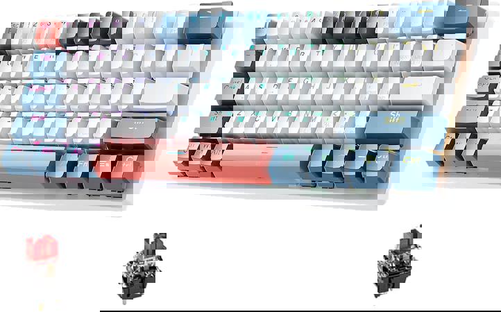 teclado mecânico machenike k500