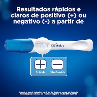 teste gravidez clearblue plus2