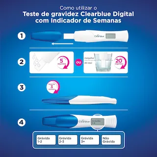 teste gravidez clearblue semanas