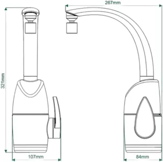 torneira zagonel black