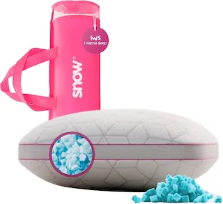 travesseiro i wanna sleep snow