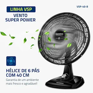 ventilador mesa mondial vsp-40